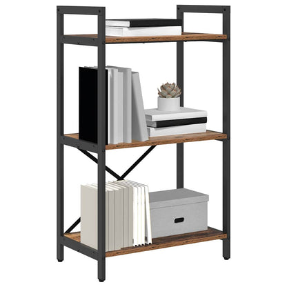 Hyllsystem Gammalt trä 56 x 34 x 96 cm Konstruerat trä