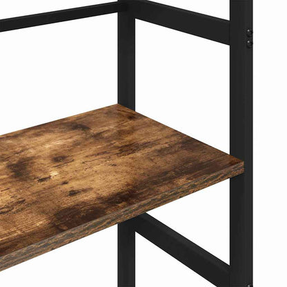 Hyllsystem Rökt ek 40 x 29,5 x 149 cm Konstruerat trä