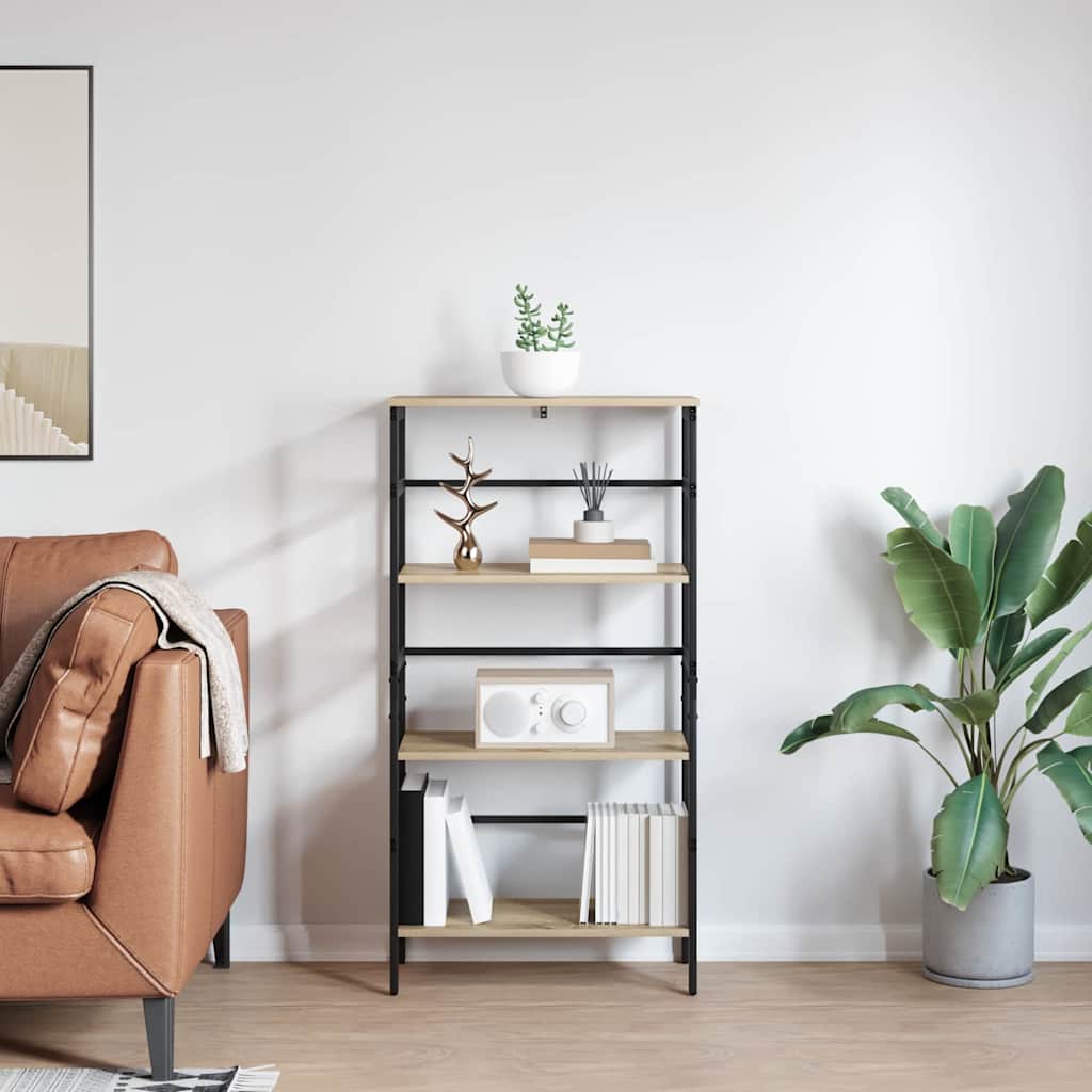 Hyllsystem Sonoma-ek 60 x 29,5 x 115 cm Konstruerat trä