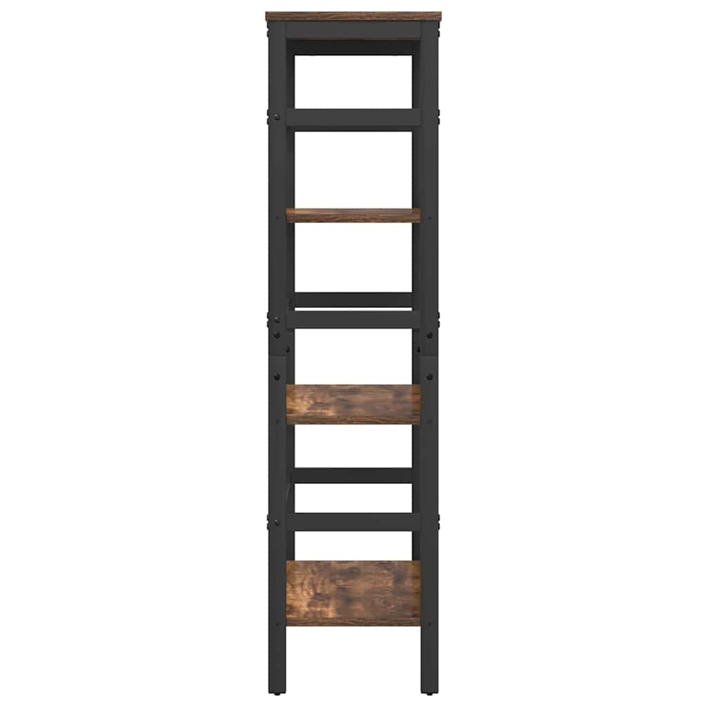 Hyllsystem Rökt ek 60 x 29,5 x 115 cm Konstruerat trä