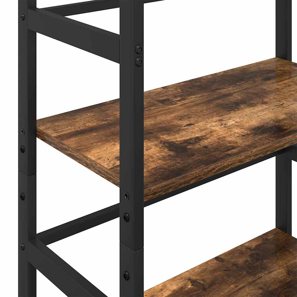 Hyllsystem Rökt ek 60 x 29,5 x 149 cm Konstruerat trä