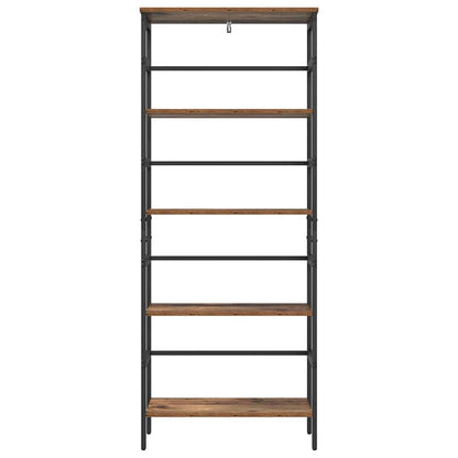 Hyllsystem Gammalt trä 60 x 29,5 x 149 cm Konstruerat trä