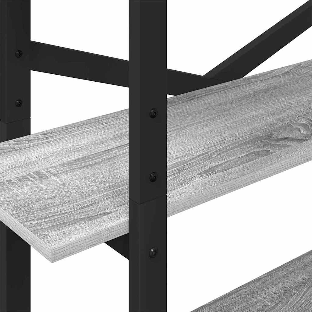 Hyllsystem Grå Sonoma 100 x 33,5 x 178 cm Konstruerat trä
