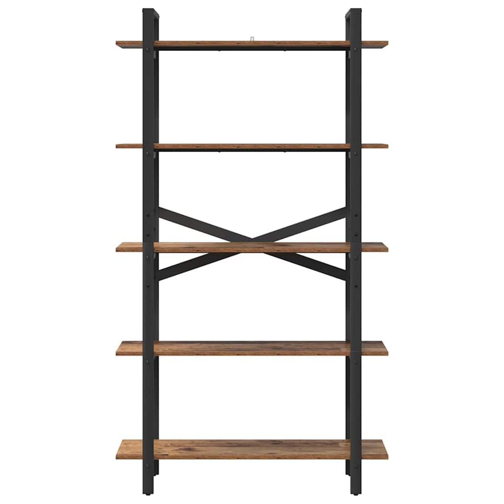 Hyllsystem Gammalt trä 100 x 33,5 x 178 cm Konstruerat trä