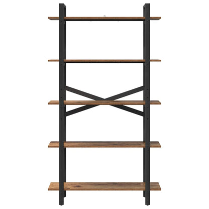 Hyllsystem Gammalt trä 100 x 33,5 x 178 cm Konstruerat trä