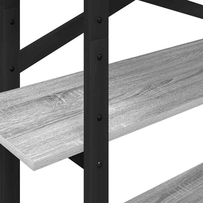Hyllsystem Grå Sonoma 100 x 33,5 x 140 cm Konstruerat trä