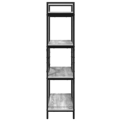 Hyllsystem Grå Sonoma 100 x 33,5 x 140 cm Konstruerat trä