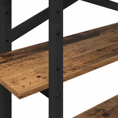 Hyllsystem Gammalt trä 100 x 33,5 x 140 cm Konstruerat trä