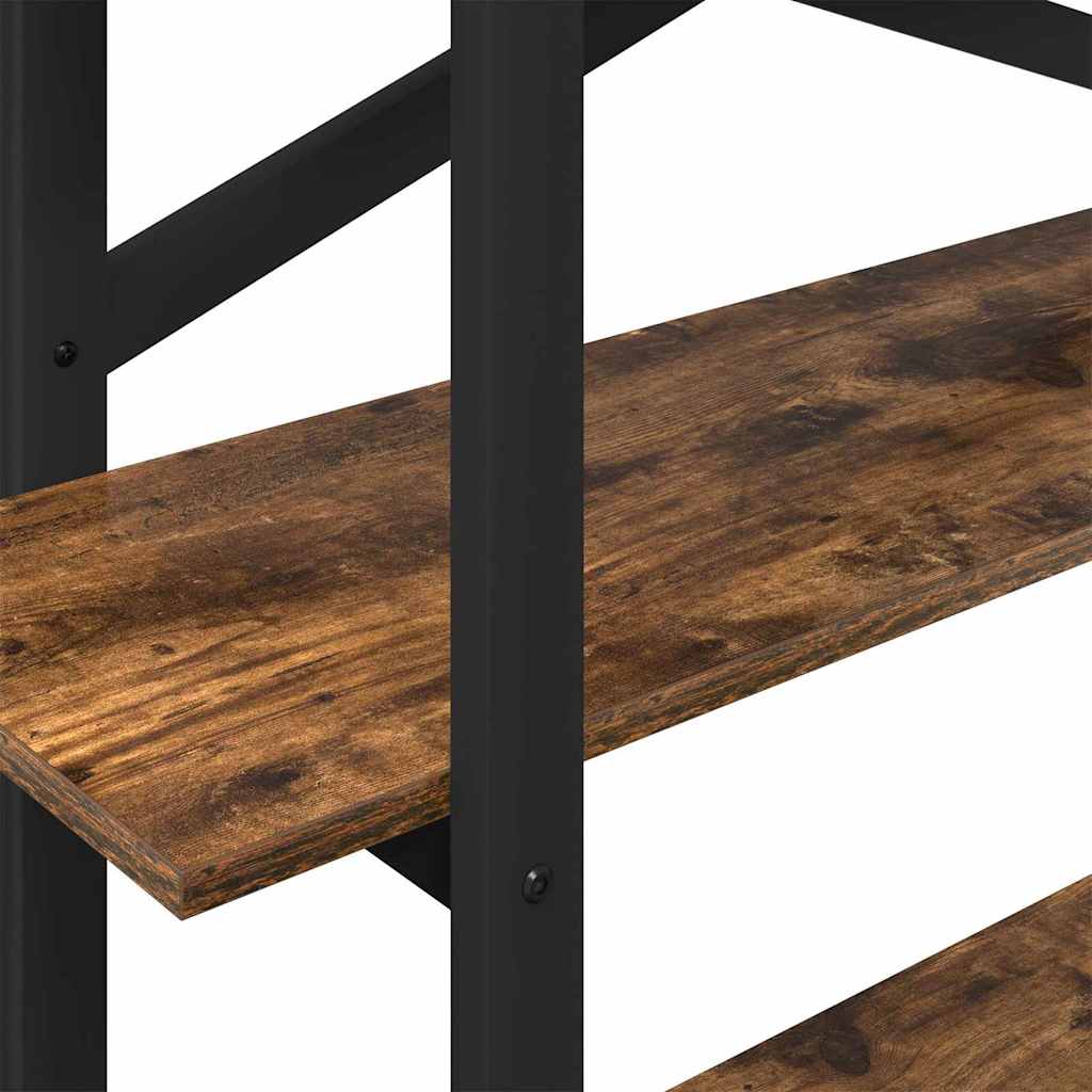 Hyllsystem Rökt ek 100 x 33,5 x 102 cm Konstruerat trä