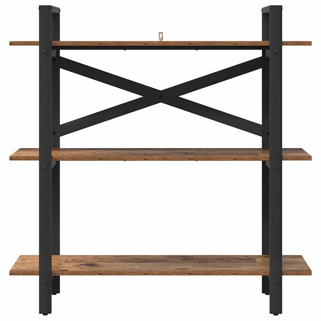 Hyllsystem Gammalt trä 100 x 33,5 x 102 cm Konstruerat trä