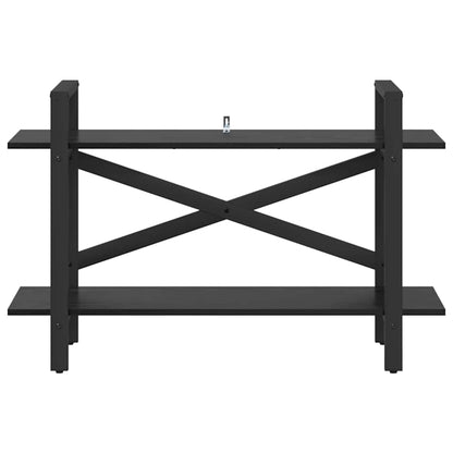 Hyllsystem Svart Ek 100 x 33,5 x 64 cm Konstruerat trä