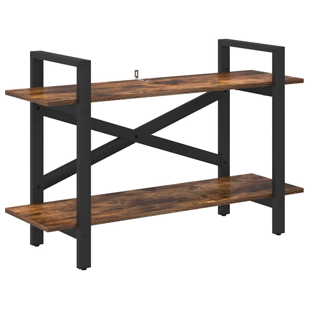 Hyllsystem Rökt ek 100 x 33,5 x 64 cm Konstruerat trä