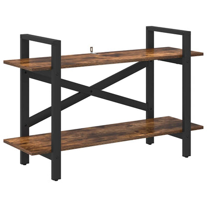 Hyllsystem Rökt ek 100 x 33,5 x 64 cm Konstruerat trä