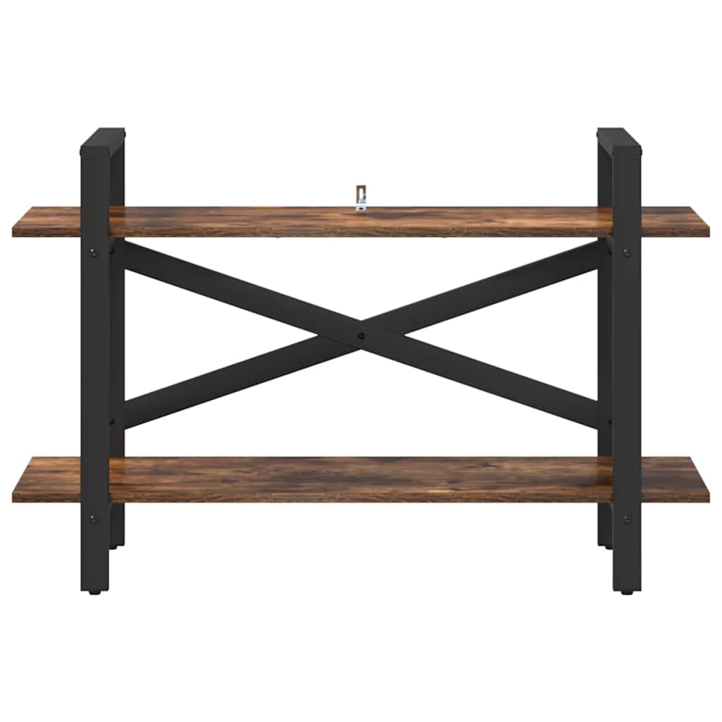 Hyllsystem Rökt ek 100 x 33,5 x 64 cm Konstruerat trä