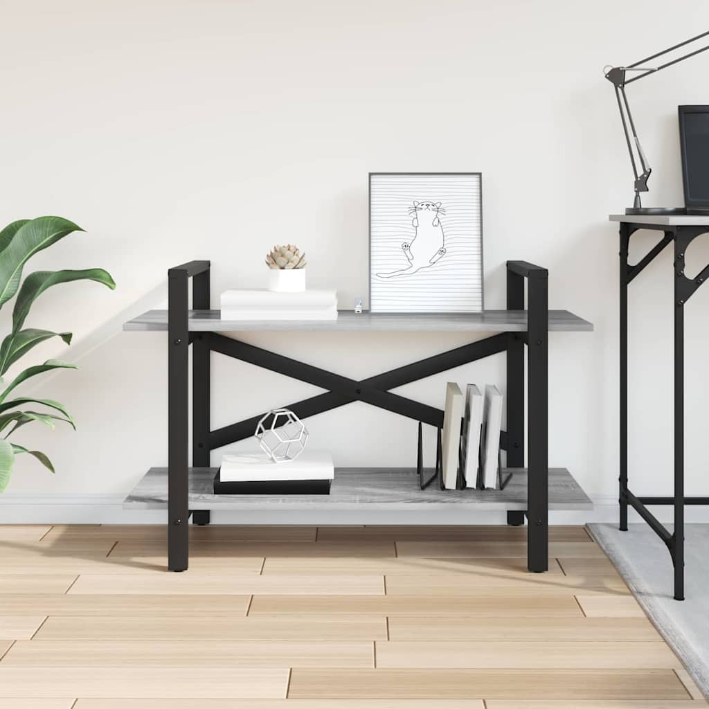 Hyllsystem Grå Sonoma 100 x 33,5 x 64 cm Konstruerat trä