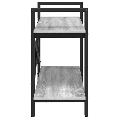 Hyllsystem Grå Sonoma 100 x 33,5 x 64 cm Konstruerat trä