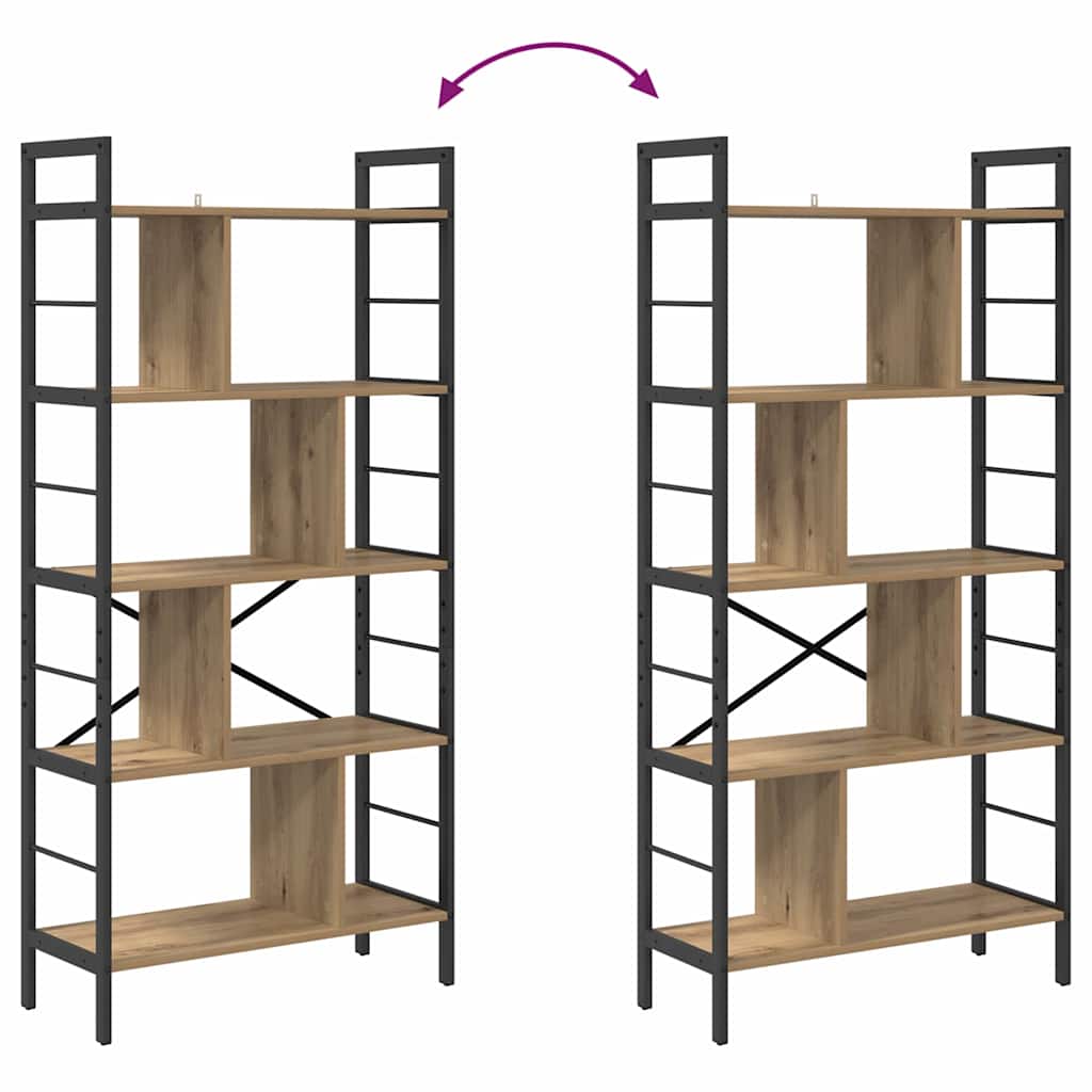 Hyllsystem Artisan Ek 75 x 30 x 156 cm Konstruerat trä