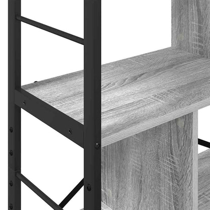 Hyllsystem Grå Sonoma 75 x 30 x 123,5 cm Konstruerat trä