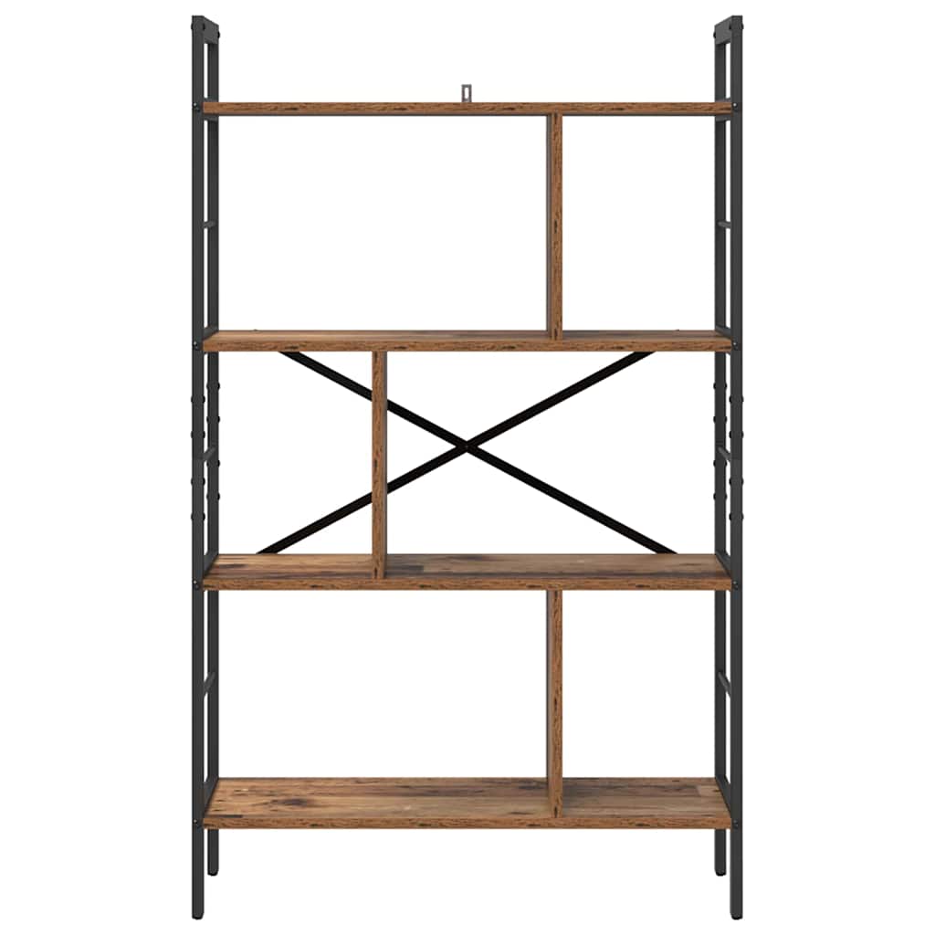 Hyllsystem Gammalt trä 75 x 30 x 123,5 cm Konstruerat trä