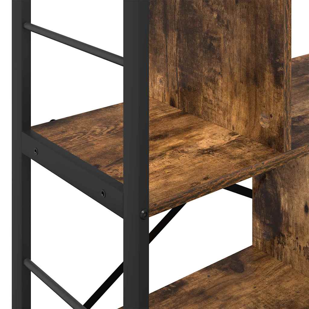 Hyllsystem Rökt ek 75 x 30 x 91 cm Konstruerat trä