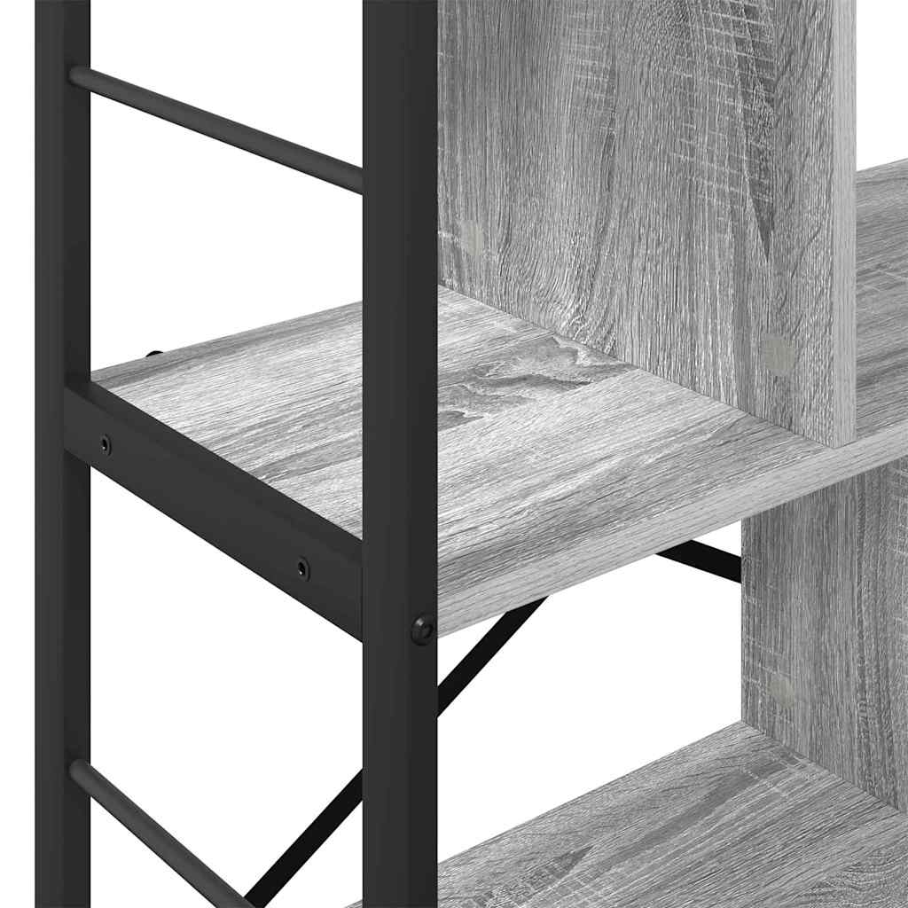 Hyllsystem Grå Sonoma 75 x 30 x 91 cm Konstruerat trä