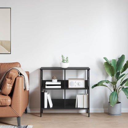 Hyllsystem Svart Ek 82 x 32 x 79 cm Konstruerat trä