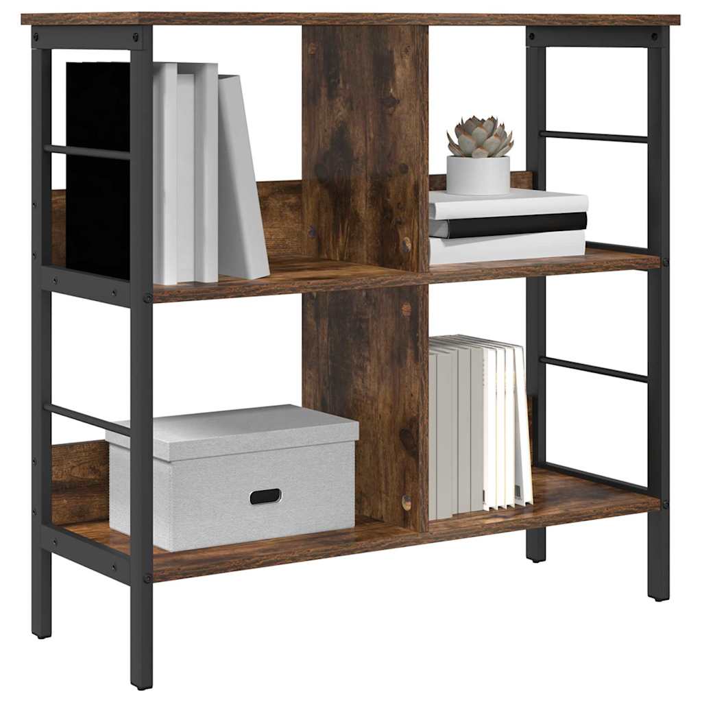 Hyllsystem Rökt ek 82 x 32 x 79 cm Konstruerat trä