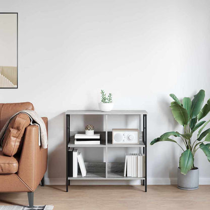 Hyllsystem Grå Sonoma 82 x 32 x 79 cm Konstruerat trä