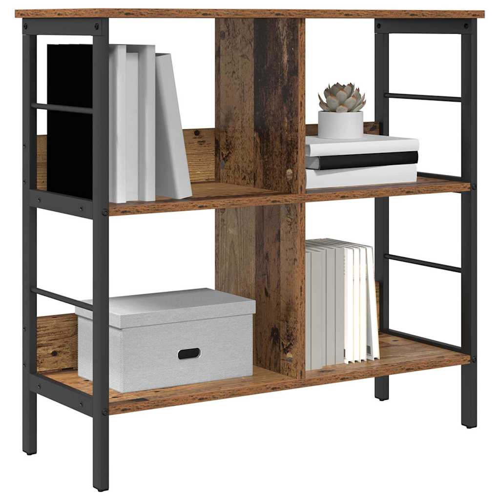 Hyllsystem Gammalt trä 82 x 32 x 79 cm Konstruerat trä