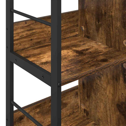 Hyllsystem Rökt ek 102 x 32 x 104,5 cm Konstruerat trä