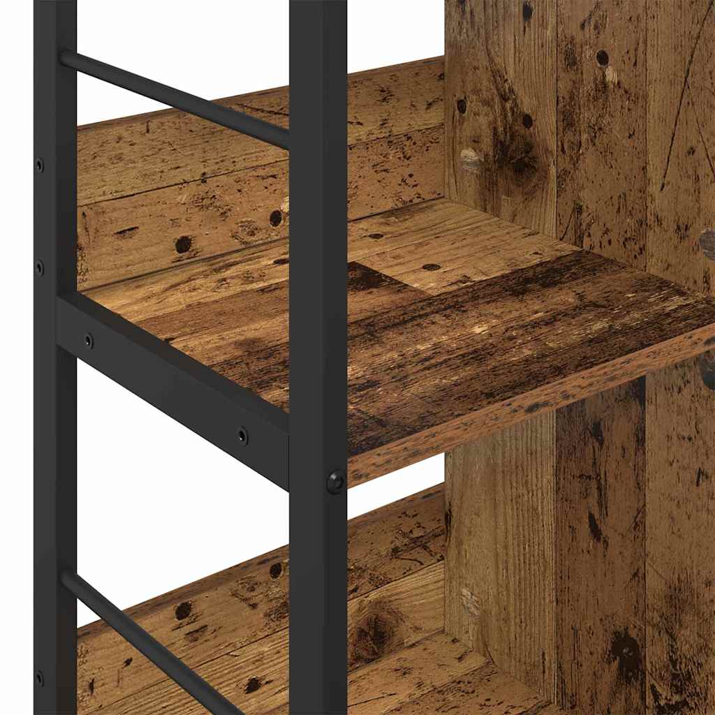 Hyllsystem Gammalt trä 102 x 32 x 104,5 cm Konstruerat trä