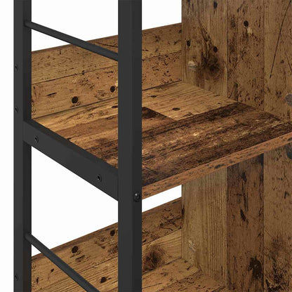 Hyllsystem Gammalt trä 102 x 32 x 104,5 cm Konstruerat trä