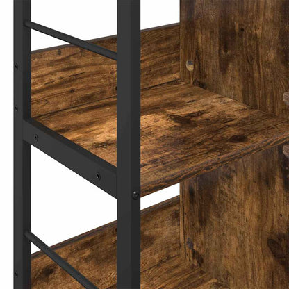 Hyllsystem Rökt ek 102 x 32 x 72,5 cm Konstruerat trä