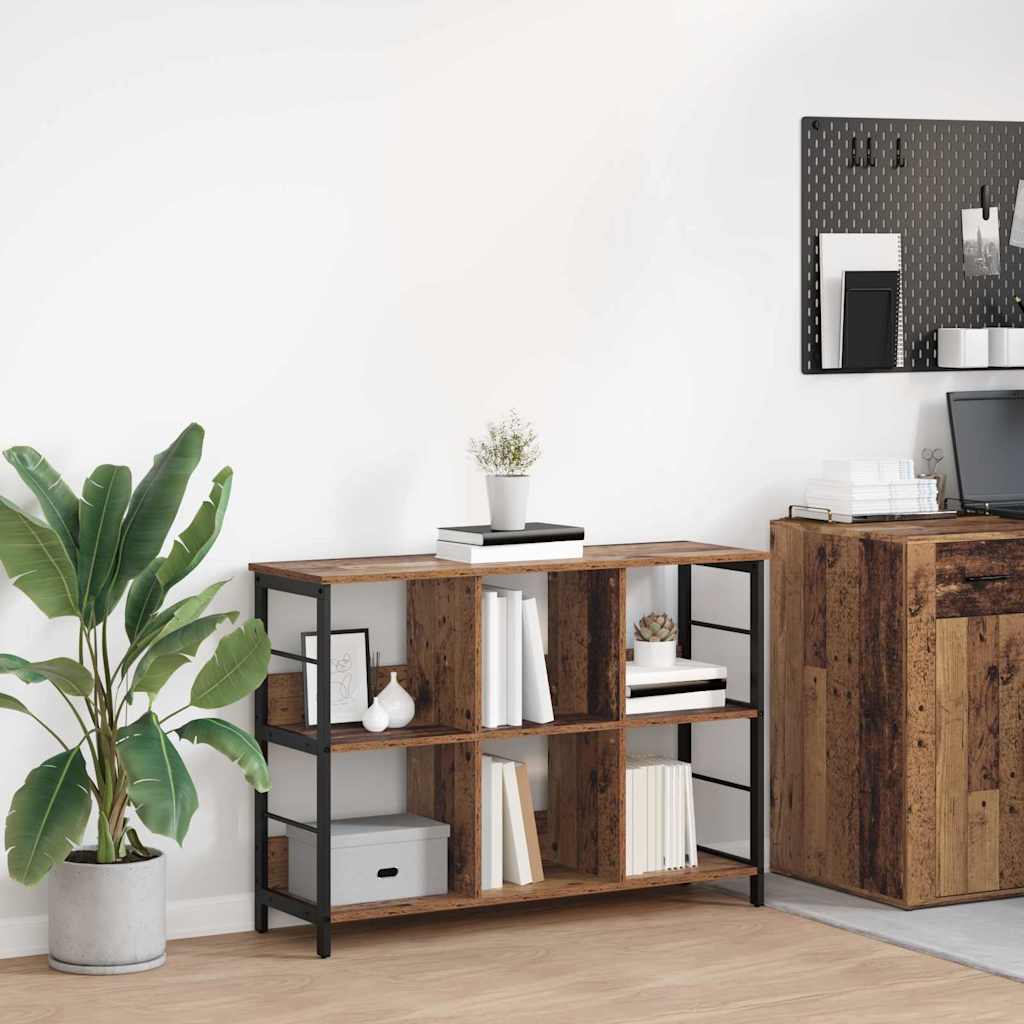 Hyllsystem Gammalt trä 102 x 32 x 72,5 cm Konstruerat trä