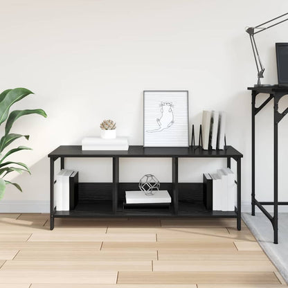 Hyllsystem Svart Ek 102 x 32 x 40,5 cm Konstruerat trä