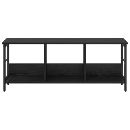 Hyllsystem Svart Ek 102 x 32 x 40,5 cm Konstruerat trä