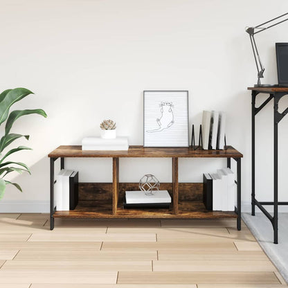 Hyllsystem Rökt ek 102 x 32 x 40,5 cm Konstruerat trä