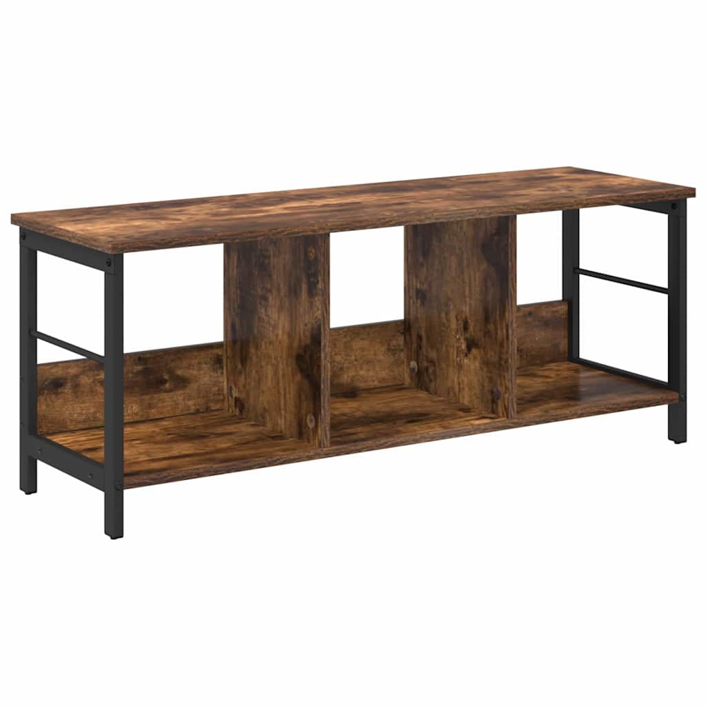 Hyllsystem Rökt ek 102 x 32 x 40,5 cm Konstruerat trä