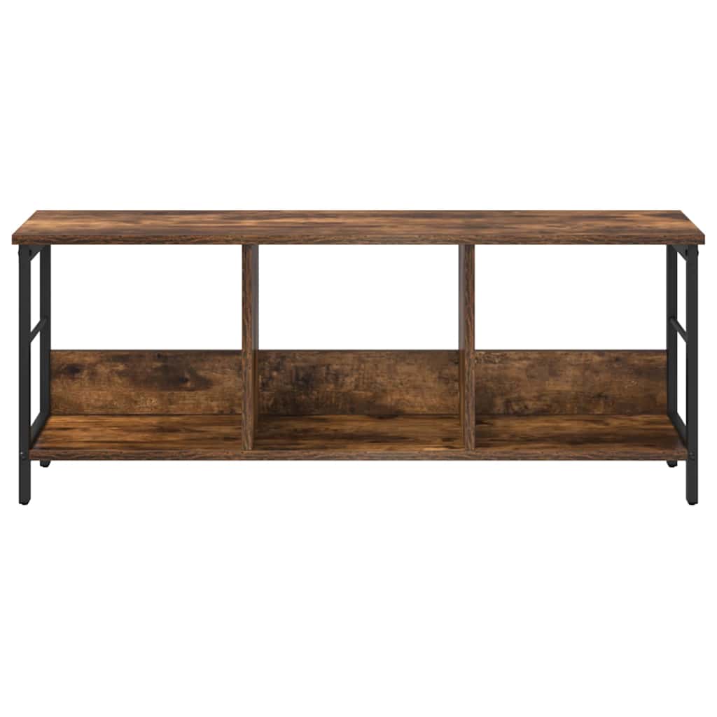 Hyllsystem Rökt ek 102 x 32 x 40,5 cm Konstruerat trä