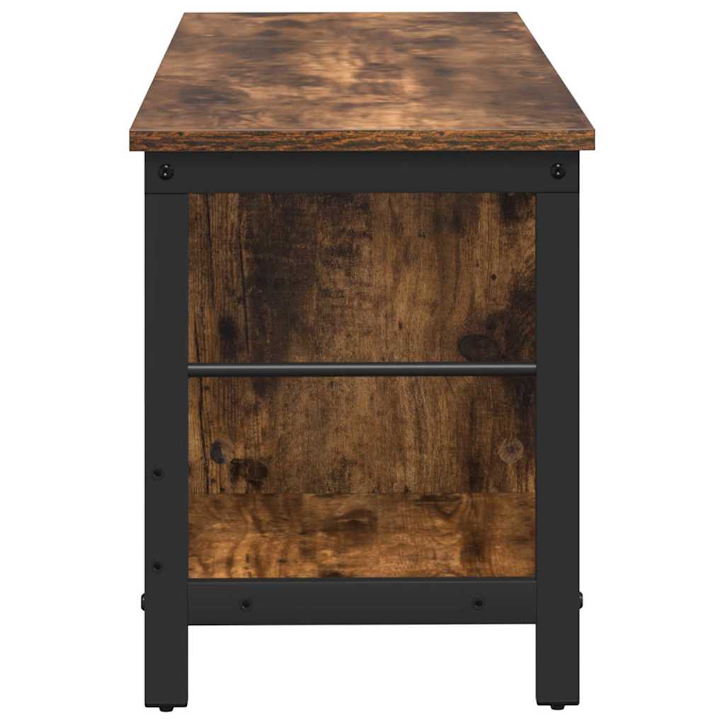 Hyllsystem Rökt ek 102 x 32 x 40,5 cm Konstruerat trä