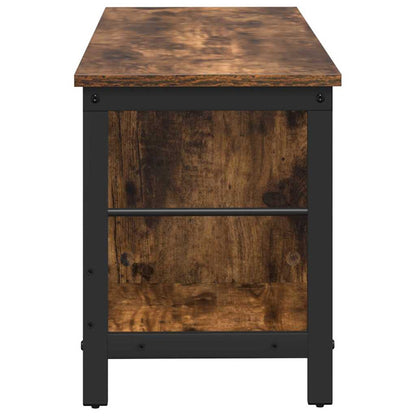 Hyllsystem Rökt ek 102 x 32 x 40,5 cm Konstruerat trä