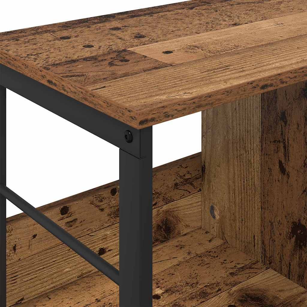 Hyllsystem Gammalt trä 102 x 32 x 40,5 cm Konstruerat trä