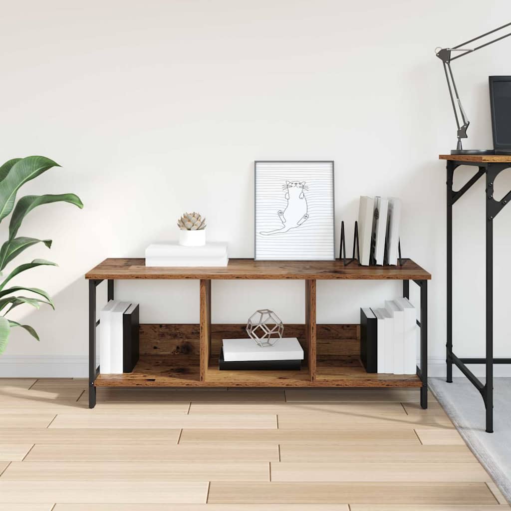 Hyllsystem Gammalt trä 102 x 32 x 40,5 cm Konstruerat trä