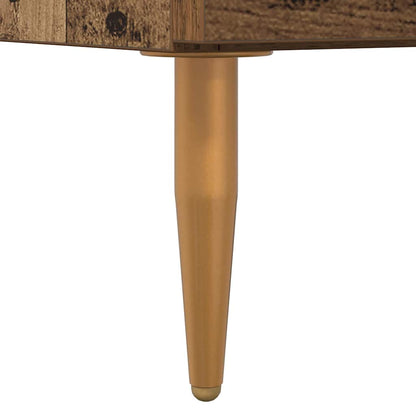 Sängbord 2 pcs Gammalt trä 40 x 35 x 47,5 cm Konstruerat trä