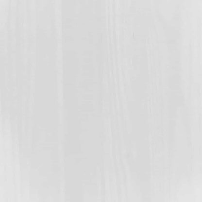 Sidobord med låda med lagring Vit 115 x 46 x 73 cm Massiv furu