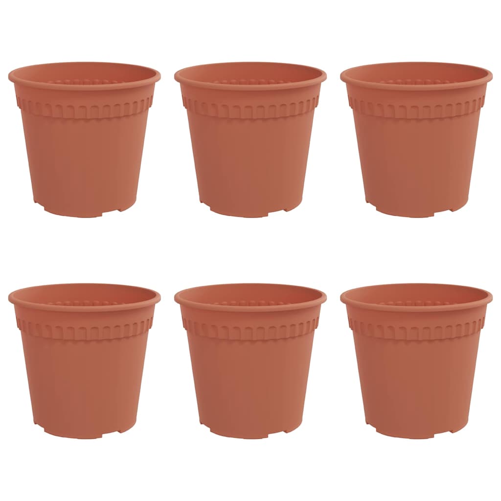 Rund Blomkruka 6 pcs Murgrön Ø 19 x 16 cm Plast