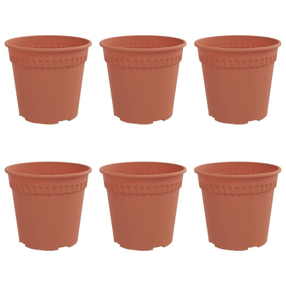 Rund Blomkruka 6 pcs Murgrön Ø 19 x 16 cm Plast
