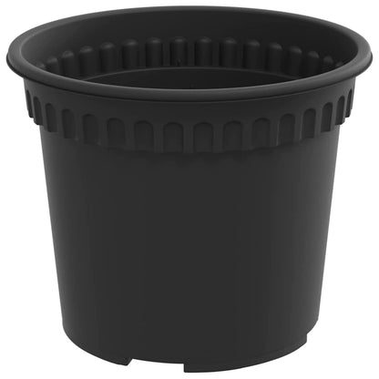 Rund Blomkruka 6 pcs Svart Ø 12,5 x 10 cm Plast