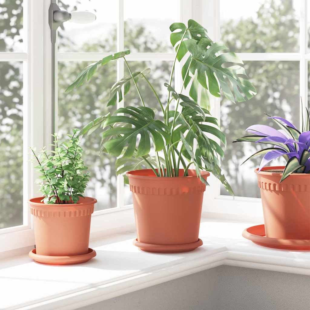 Rund Blomkruka 24 pcs Murgrön Ø 19 x 16 cm Plast