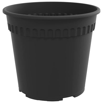 Rund Blomkruka 24 pcs Svart Ø 17 x 14 cm Plast